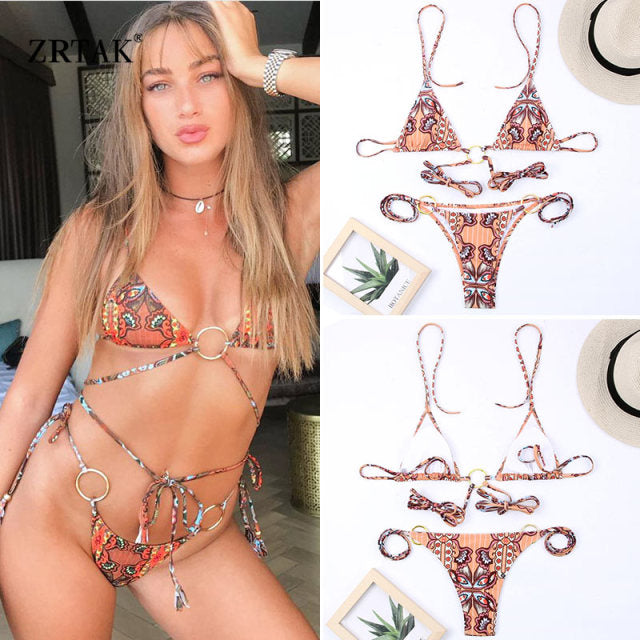 Triangle Adjust Swimwear
